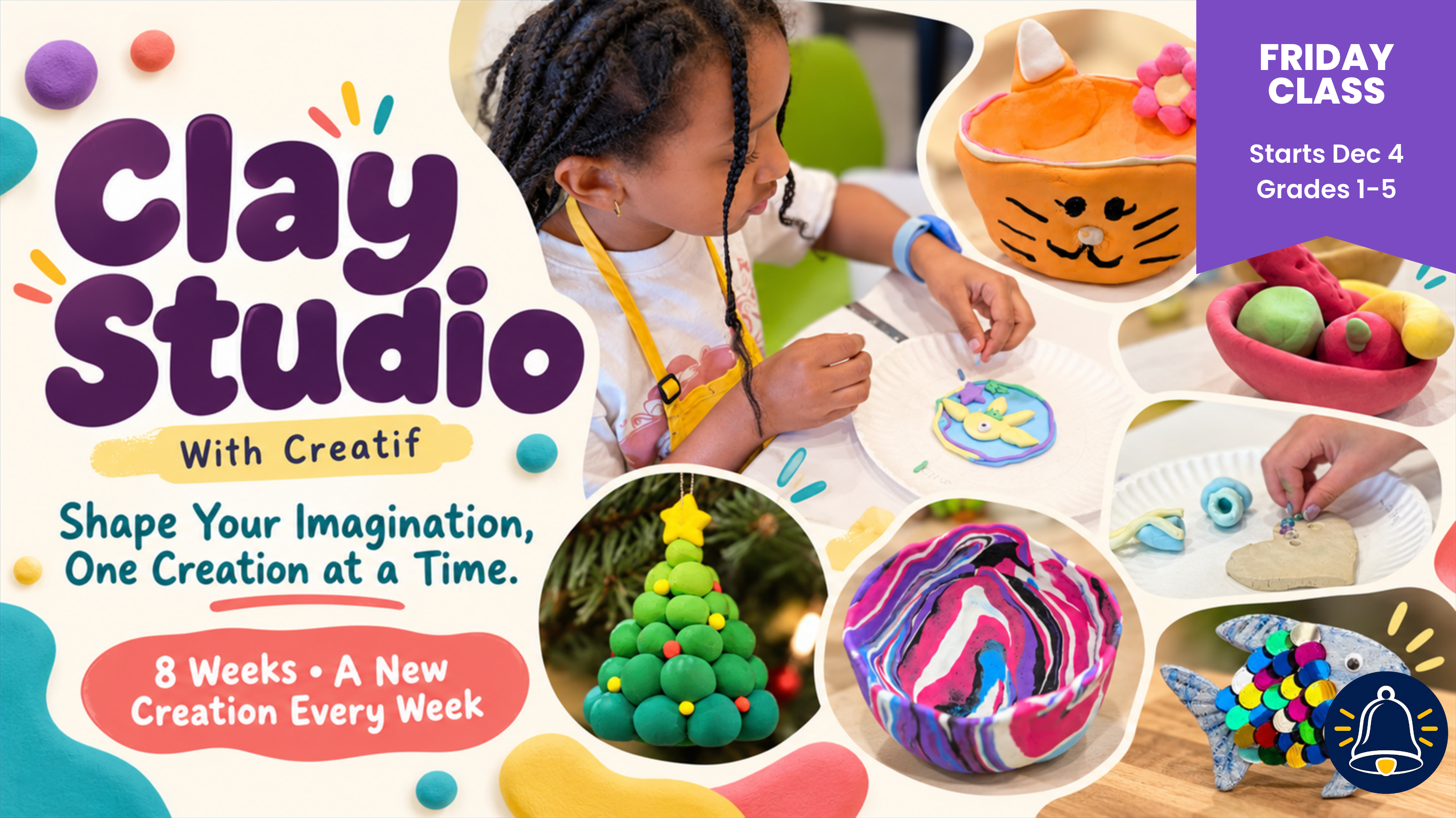 Calling all you budding artists.  Join us for some clay fun this Winter!