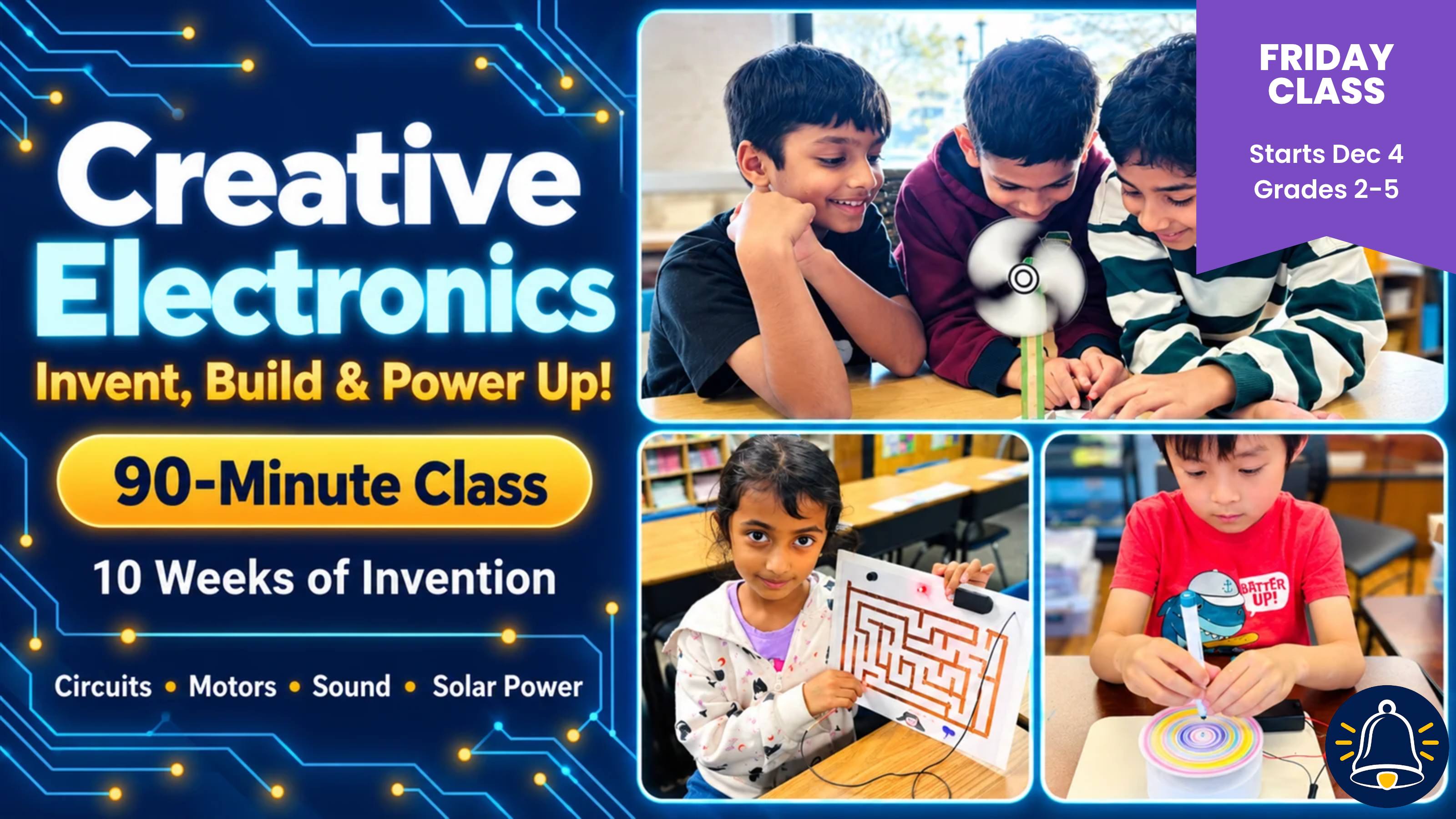 Calling all curious creators, join us this Winter Season for some imaginative inventions!